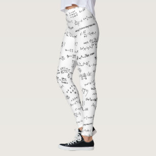 Leggings Equations Mathématiques Femmes Yoga Courant