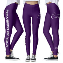 Équipe de yoga à impression personnalisée Violet