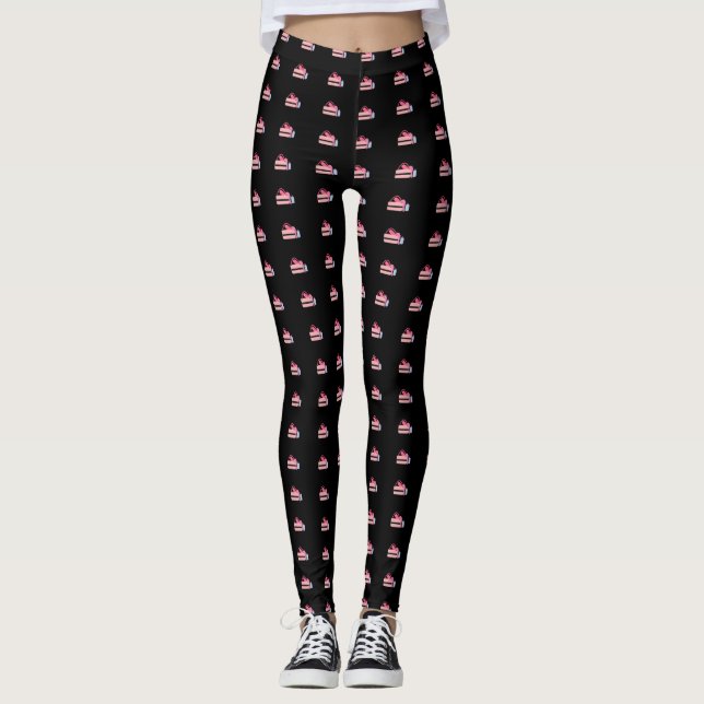 Leggings Équipement de yoga rose (Devant)