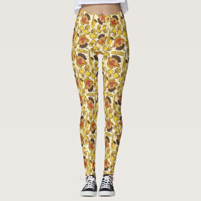 Leggings Ernie et le Motif en caoutchouc Duckie (Devant)
