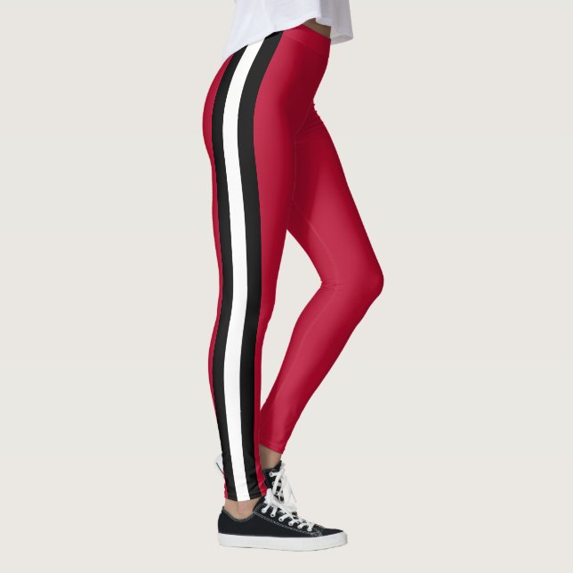 Leggings Esprit d'équipe de Géorgie en rouge (Droite)