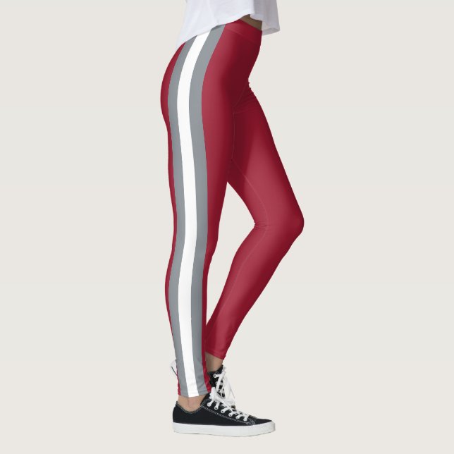 Leggings Esprit d'équipe de l'Alabama sur Crimson (Droite)