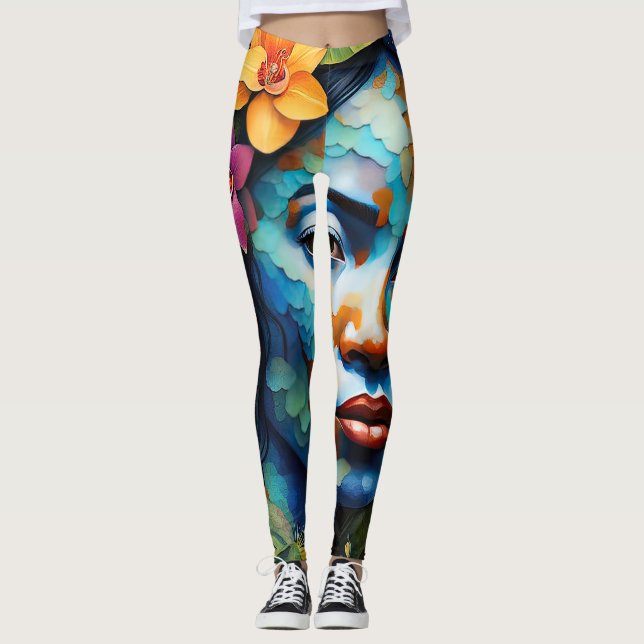 Leggings Esprit Orchidée "Yarumi" - Femmes en Amazonie (Devant)