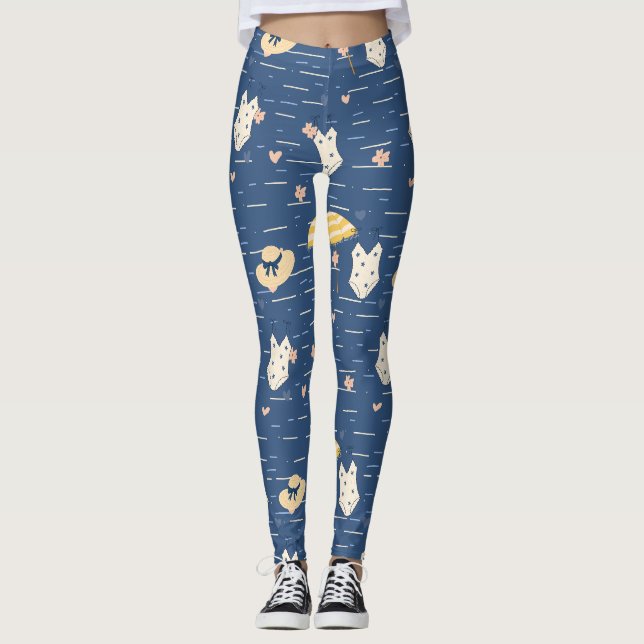 Leggings Essentiels de plage d'été motif (5) (Devant)