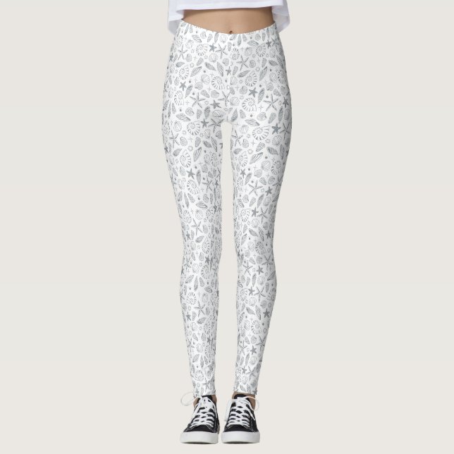 Leggings État d'esprit tropical, toute l'année (Devant)