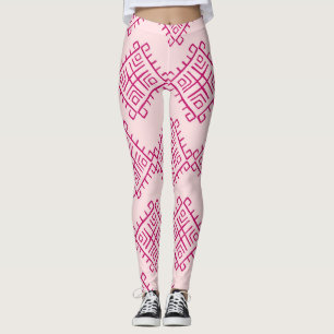 Leggings Ethnie tribale : décoratif vintage abstrait.