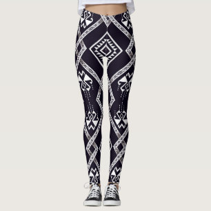 Leggings ethnique orientale, arrière - plan traditionnel sa