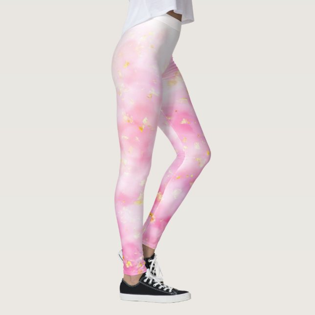 Leggings Étincelle en or rose (Droite)