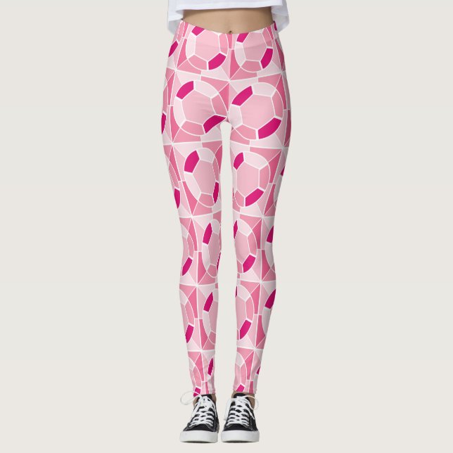 Leggings Étincelle rose (Devant)