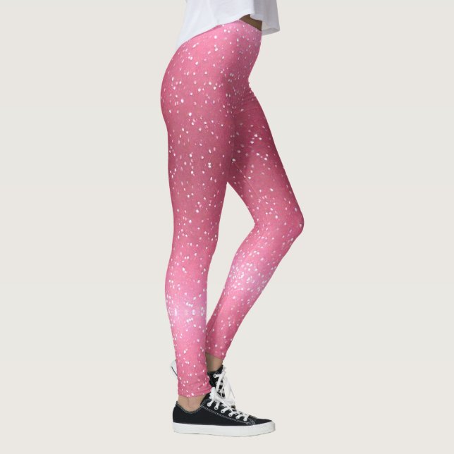 Leggings Étincelle rose (Droite)