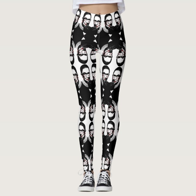 Leggings Étiquettes d'impression RBG NOTORIEUSES (Devant)
