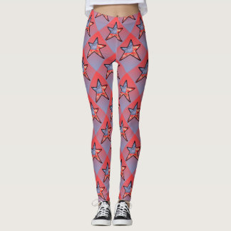 Leggings étoile drapeau américain