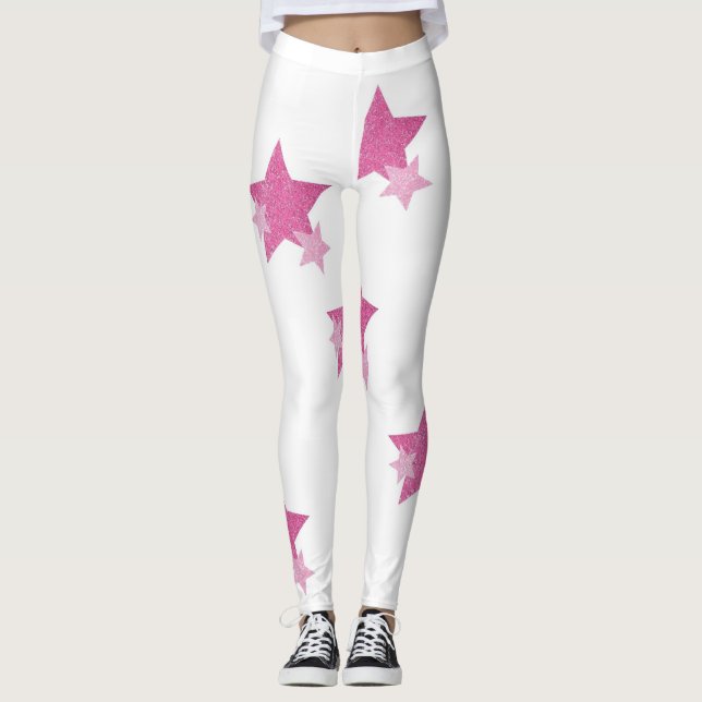 Leggings Étoile rose (Devant)
