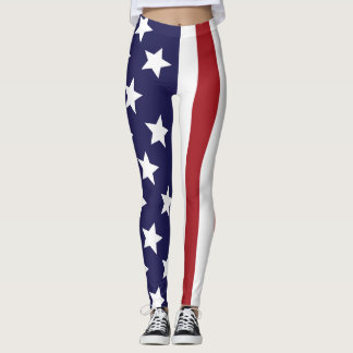 Leggings Étoiles Bandes USA