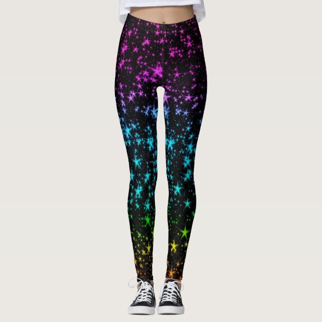 Leggings Étoiles colorées (Devant)