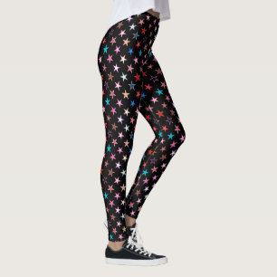 Leggings Étoiles de Twinkings modernes, couleurs de bijoux 