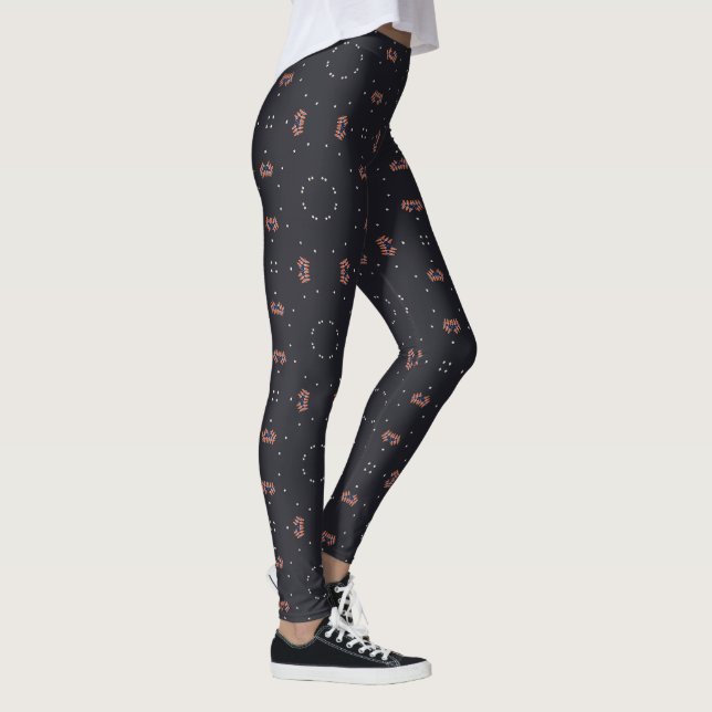 Leggings Étoiles et motif d'engin spatial unique (Droite)