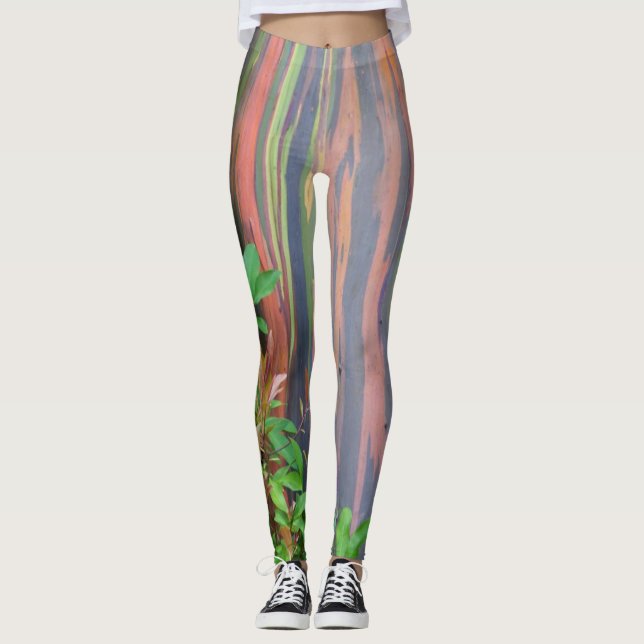 Leggings Eucalyptus arc-en-ciel (Devant)