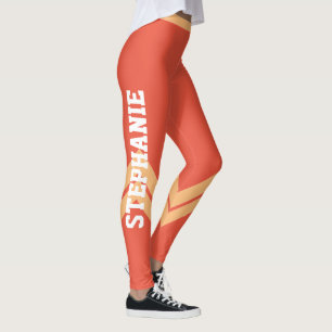 Leggings Événement scolaire Orange personnalisé