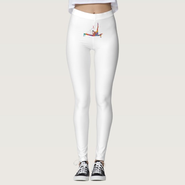 Leggings exercice de gymnastique (Devant)