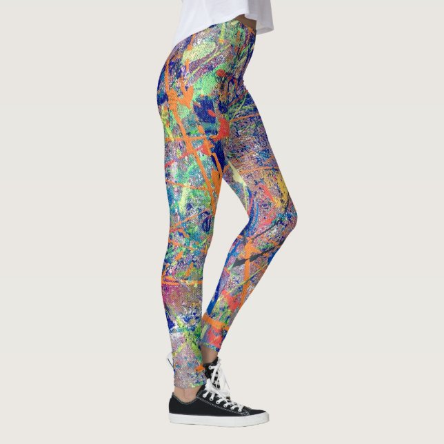 Leggings Expositions d'art originales grand lite noir de (Droite)
