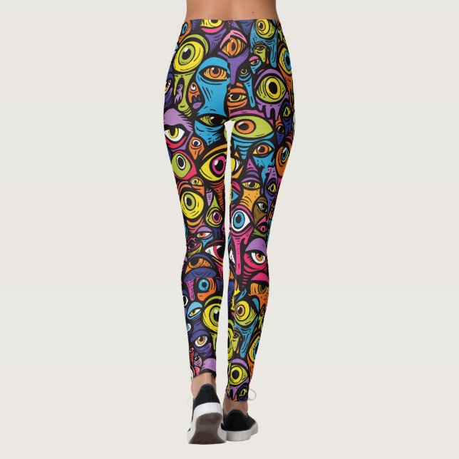Leggings Eye Peut Vous Voir (Dos)