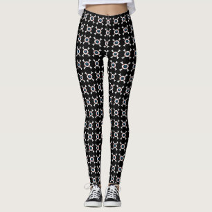 Leggings Eyeball-and-Crossbones (BG foncé)