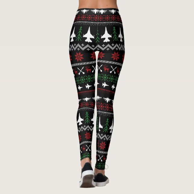 Leggings F-16 Légendes de Noël (Dos)