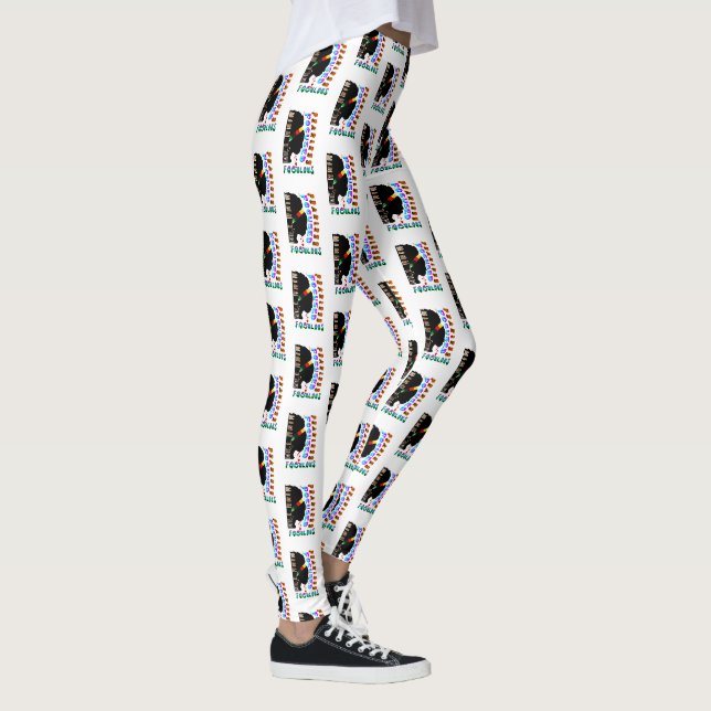 Leggings Fabuleux Melanin focalisé sans peur (Droite)