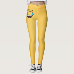 Leggings Face avec des larmes de joie