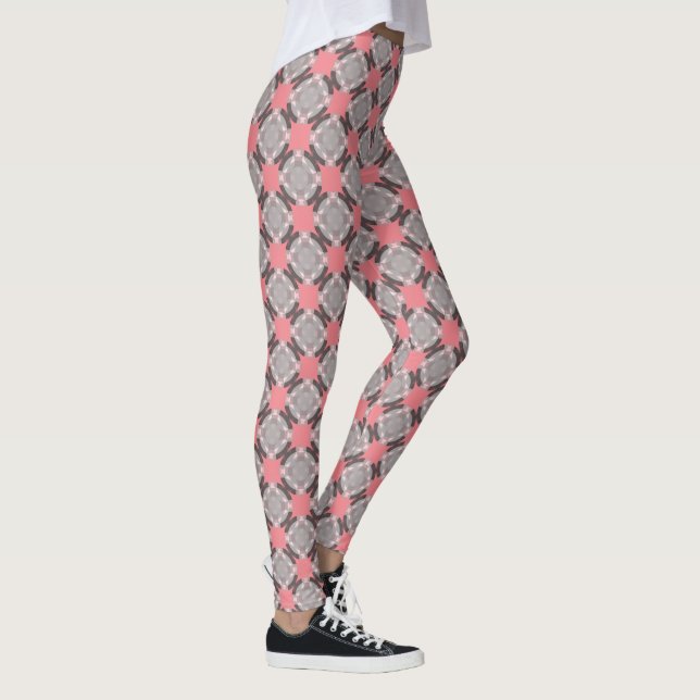 Leggings Faded Circle Grid par Kenneth Yoncich (Droite)