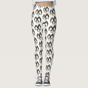 Leggings Famille Penguin