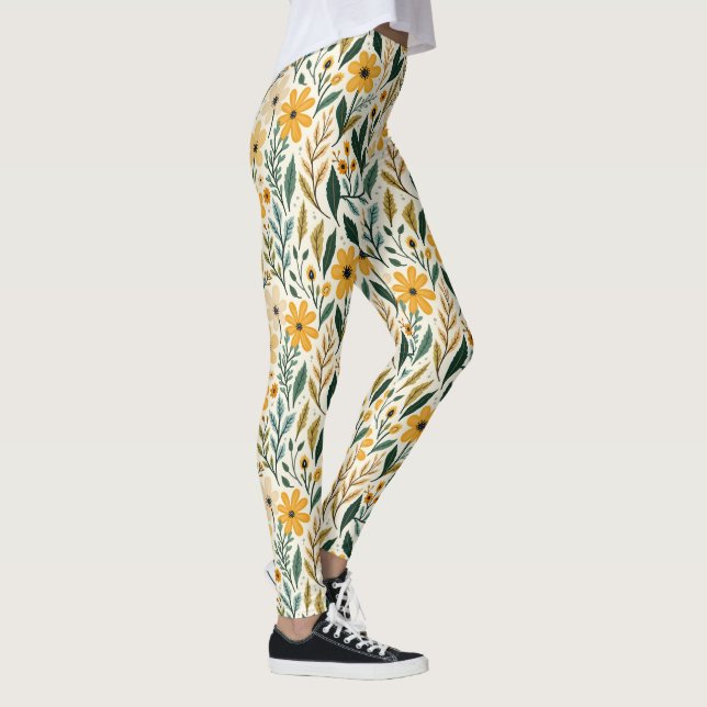 Leggings Fantaisie florale boho (Droite)