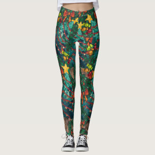 Leggings Fantastique aquarelle Noël