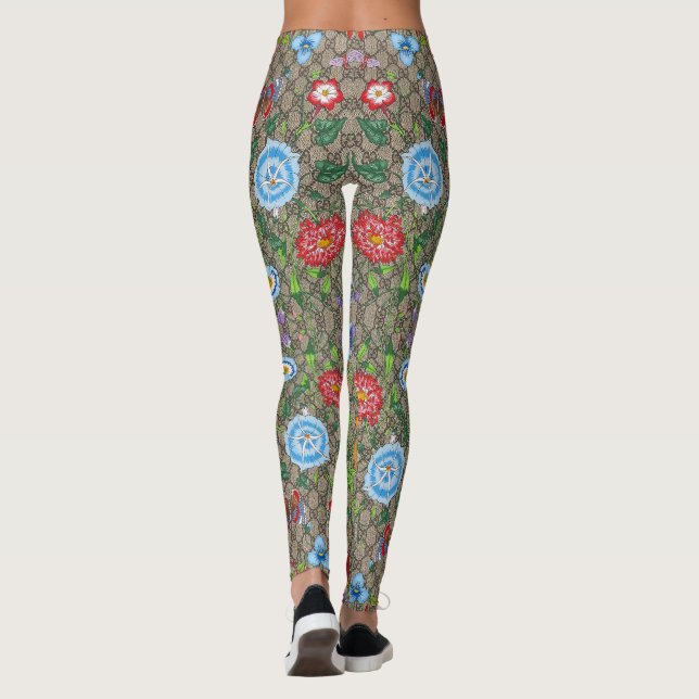 Leggings Fashion Floral Stylish Elegant (Dos)