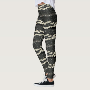 Leggings Faux Assuit et danse de ventre de pièce de monnaie