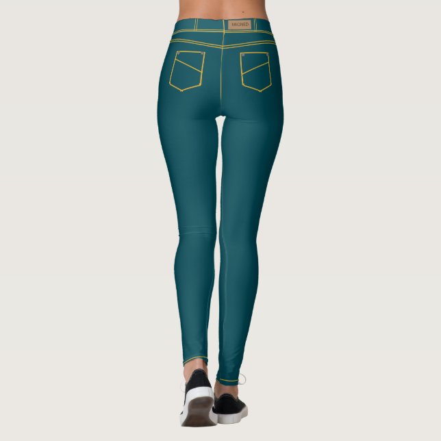 Leggings Faux Blue Jeans (Dos)