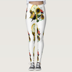 Leggings Fée de tournesol et chat cosmique