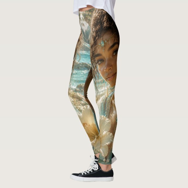 Leggings Fées de la Floraison Tropicale : Enchanteresse de  (Gauche)