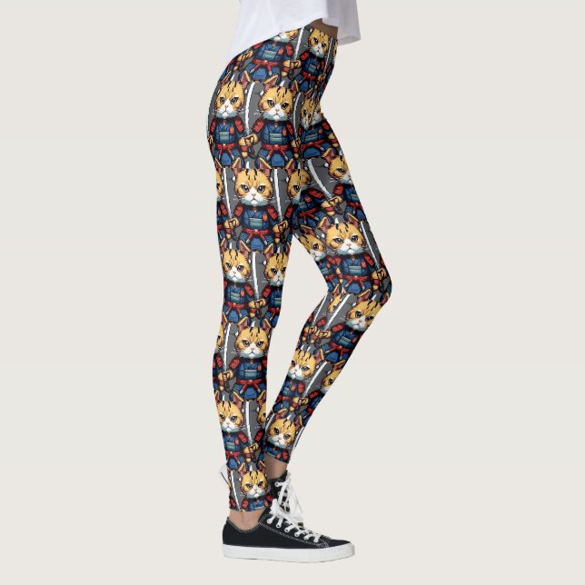 Leggings Feline Samurai Warrior (Droite)