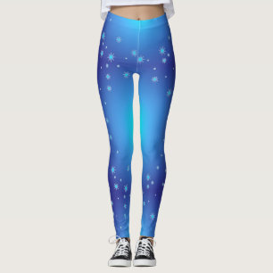 Leggings féminine Blue Stars