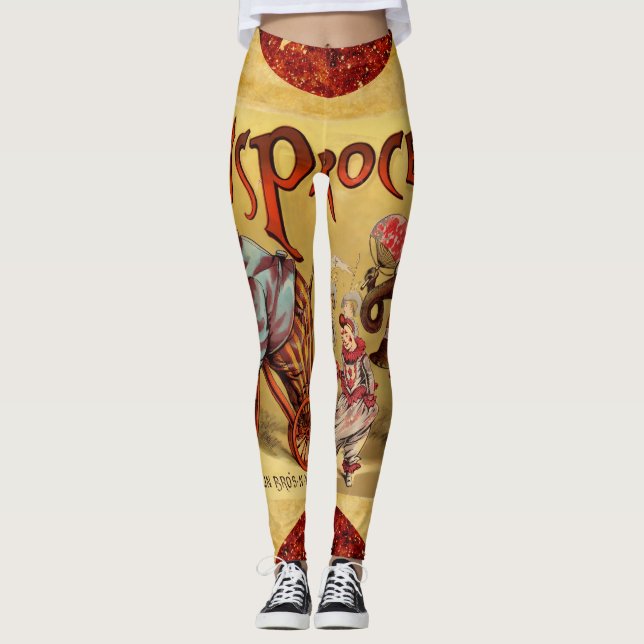 Leggings féminine de cirque (Devant)