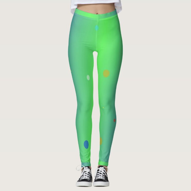 Leggings féminins à deux tons (Devant)