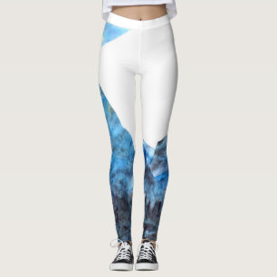 Leggings féminins "Bleu Tranquille"