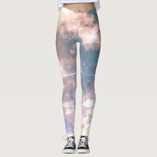 Leggings féminins "Ciel nuageux"