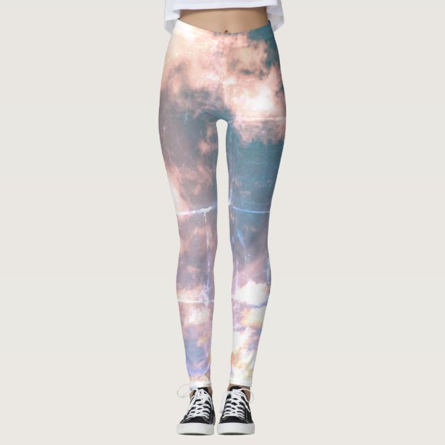 Leggings féminins "Ciel nuageux" (Devant)
