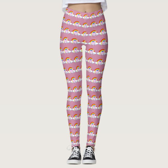 Leggings féminins de l'Unicorn (Devant)