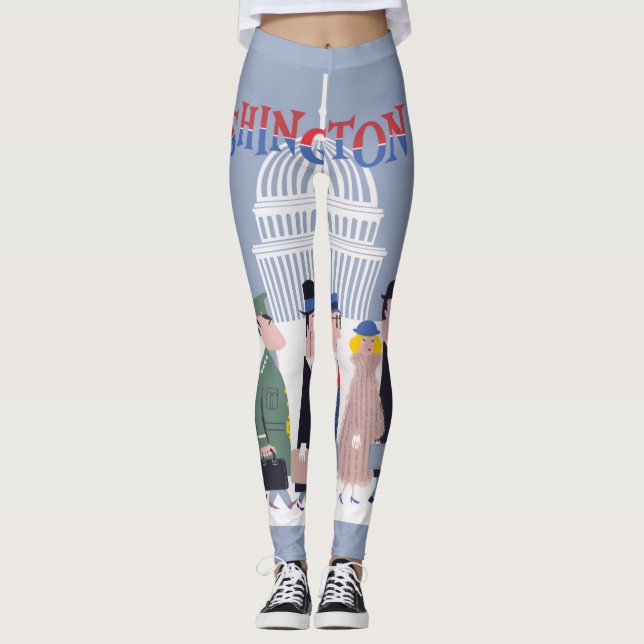 Leggings féminins de Washington D.C. (Devant)