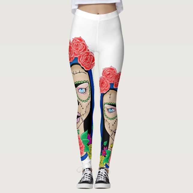 Leggings Femme Zombie Halloween (Devant)