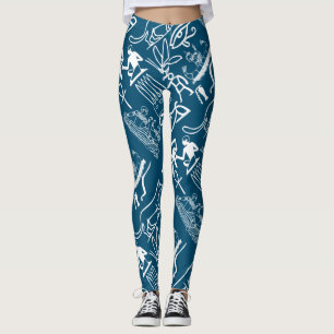 Leggings Femmes de voyage des symboles   de l'Egypte